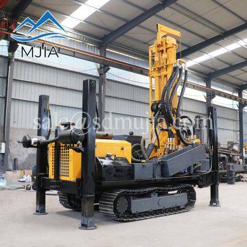 FY200 Crawler Percussive Rotating Rock Borehole Drilling Rig For Water Well 200 Meters photo-3