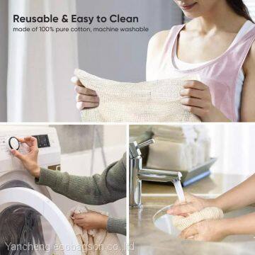 GOTS Organic Cotton Produce Bags | Mesh Shopping Bag | Organic Fruit Bag | Zero Waste Gifts, Grocery Bag, Plastic Free, Eco Friendly photo-5