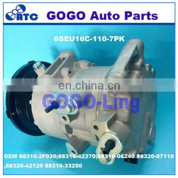 6SEU16C Auto A/C Compressor for Toy ota Camry RAV4 OEM 88310-2F030;88310-42270;88310-06240 88320-07110,88320-42120 88310-33250 1