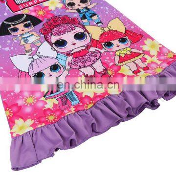 Clothes Dress 2020 Summer Cotton Cartoon Kids Girls Dress Children Clothes