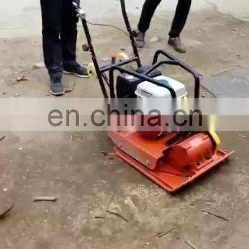 mini hand push gasoline vibratory plate compactor