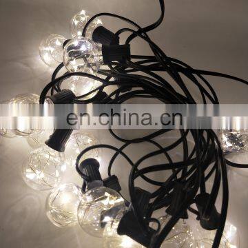 25pcs G40 RGB Patio Party Globe Ball Led String Lights Bulb for Outdoor Lighting photo-5