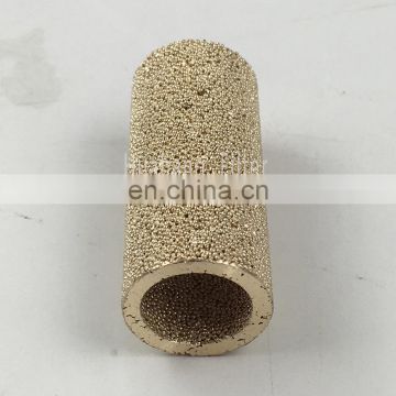 Bronze powder sintered filter noise cancelling filter