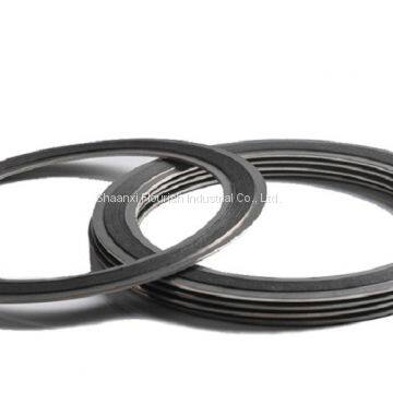 Precision Spiral Wound Gasket / Spiral Metallic Gasket Natural Stainless Steel Color photo-2