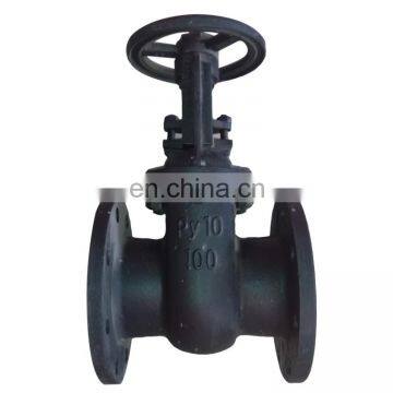 GOST standard cast iron double disc water seal rising stem flanged gate valve