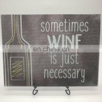 Decorative Custom Made Tempered Glass Cutting Board