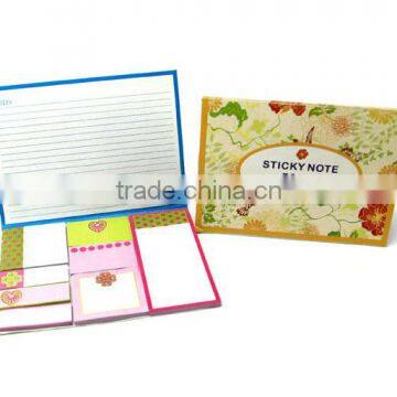 Sticky Note Folio with 8 Sticky Pads