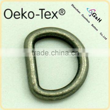 Zinc Alloy Metal D Ring for Handbags