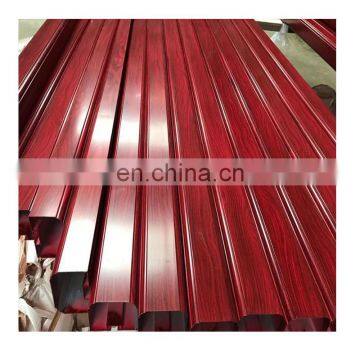 Woodgrain Aluminium Profile, Extrusion, Section photo-4