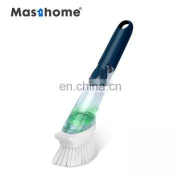 Masthome Durable  Long Handle Soap Dispensing East Cleaning  Kitchen Dish Brush Scrubbing Dish Brush