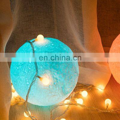 Home decorative gift lunar lamp colorful touch control led night 3d moon light