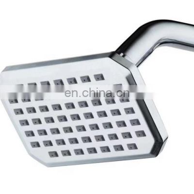 New design super big quarter round abs plastic chrome top shower head