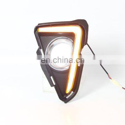 LED Daytime Running Light Car Dynamic Turn Signal Light Drl Front Grille Lamp for Toyota RAV4 2014 photo-2