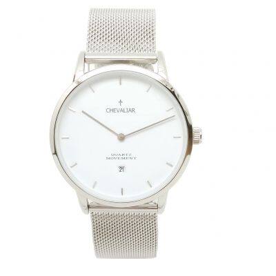Stainless Steel Ultrathin Women Fashion Watches Man Quartz Gift Watch photo-3