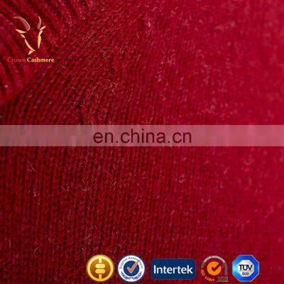 Mens Fine Knitwear Best V Neck Wool Cashmere Sweater photo-4