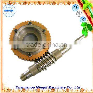 stepper motor worm gear used Pinion Brass Worm Gear Alloy Wheel Screw Shaft For 3d Printer