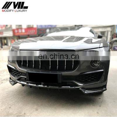 Carbon Fiber Front Car Splitter for Maserati Levante S Sport Utility 4-Door 2016-2017