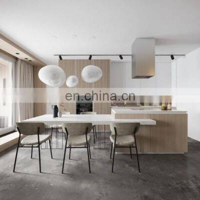 Modern Design High End Kitchen Cabinets Handle-less Look With LED photo-5