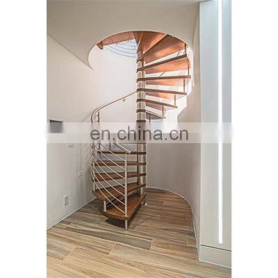 Spiral Staircase Staircase Pre finished Oak Wood Stair Treads For Spiral Stair Staircase