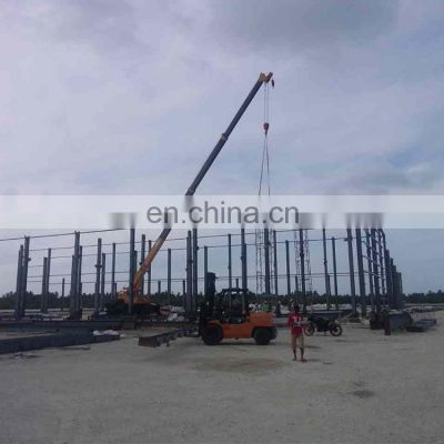 Light Structural Construction Prefab Warehouse roof steel frame system suppliers