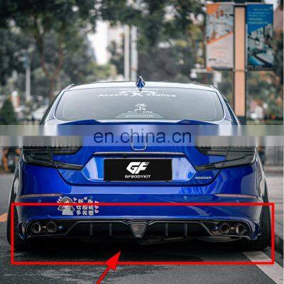 Amazon hot sale bodykit in car split bumpers for honda accord 10th 2018-2020 rear diffuser