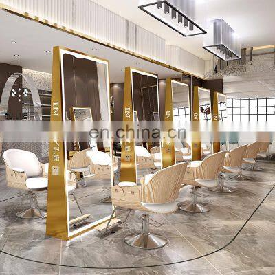 Hair Salon Station Mirror Coiffeur Miroir Mural Full Body Long Mirror Hair Salon Mirrors photo-3
