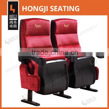 Fabric plastic patented yes folded movie theater seating cinema seat HJ9910A-E