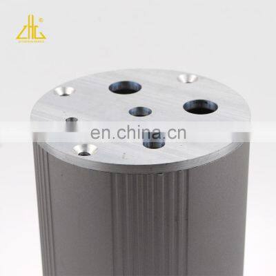 Black Anodized CNC Aluminum Extrusion Profile Large Aluminium Heat Sink Enclosure photo-5