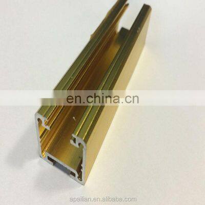 Powder Coating Aluminium Furniture Cabinet Handles and Wood Grain Aluminium Frame Composite Used photo-5