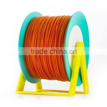 Pla 3d Printer Material Dark Orange Filament With the New Spool Convertible Into a Coat Hanger. Spool Holder Included. photo-2
