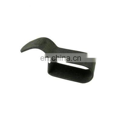 Black powder coating bending stamping parts spring chassis clip