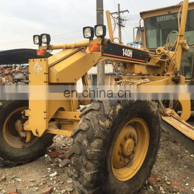 Used Caterpillar 140H motor grader on sale in Shanghai