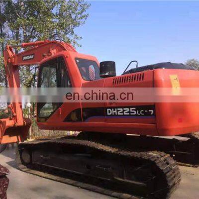 After maintenance doosan original color dh220-7 dh225-7 dh210-7 crawler excavator