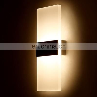 Bedroom Bedside Corridor LED Acrylic Wall Lamps Creative 12W LED Fashionable Wall Light