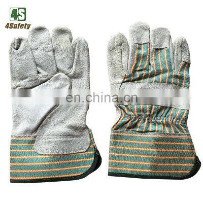 4SAFETY Wholesale Safety Industrial Work Cow Grain Leather Gloves