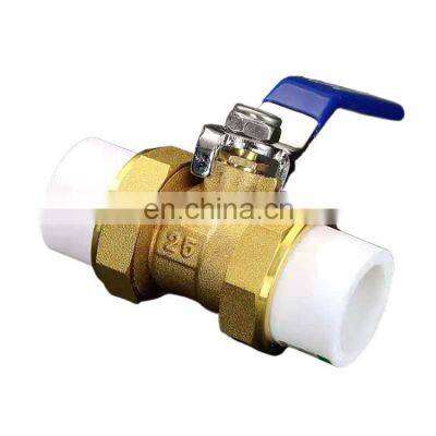 Brass Ball Valve Outer Tooth Outer Wire Air Compressor Copper Ball Valve photo-4