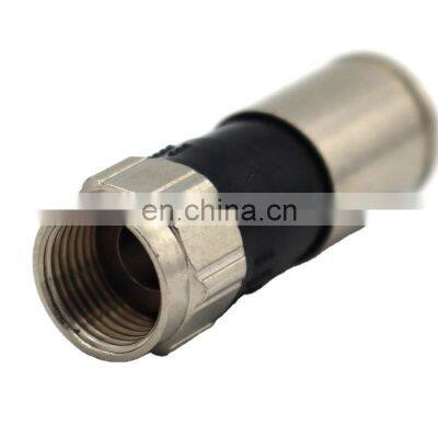 Compression to F Connector Brass Rg6 Rg59 Rg58 IP65 Original Manufacturer Gold Plated/nickel Plated for Antenna and Communicate photo-2