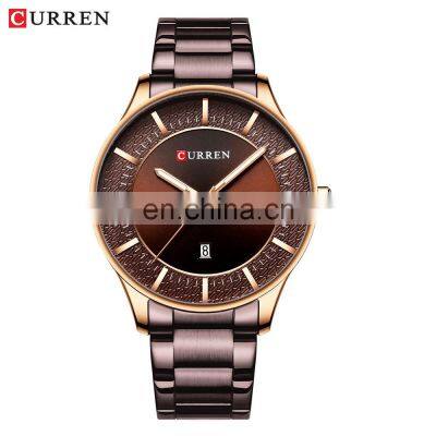 CURRE Brand Luxury Men's Watch For Boyfriend Tailored Stainless Steel Japanese Quartz Men's Watch photo-3