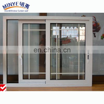 Price of sliding windows in the philippines and aluminium sliding glass window with double insulated glazing