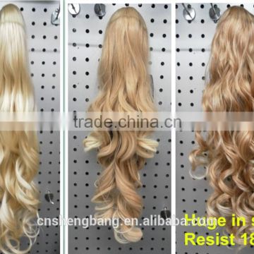 wholesale wigs synthetic hair wig hair extension ponytail wig