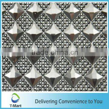 Dazzling Diamond Jewel Self Adhesive Sticker Sheet for shoe decoration ceiling decorative mesh crystal sheet