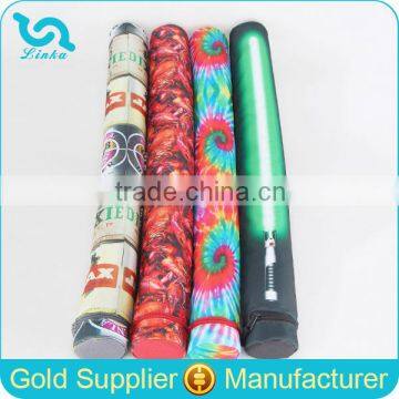 Custom Printing Polyester Insulated Tube Cooler Bags 6 Can Tube Cooler Bags