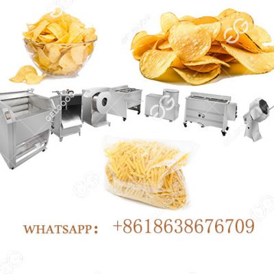 French fries production line