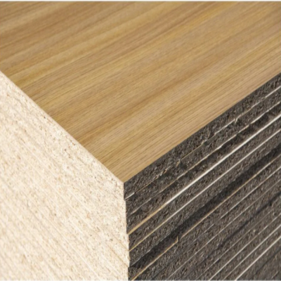 High Quality Wholesale Wood Grain Chipboard Melamine Faced Particle Board Sell