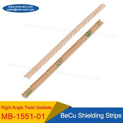 Reliable Quality & Environmental Production EMI Shielding Berryllium Copper Strips for MRI Room
