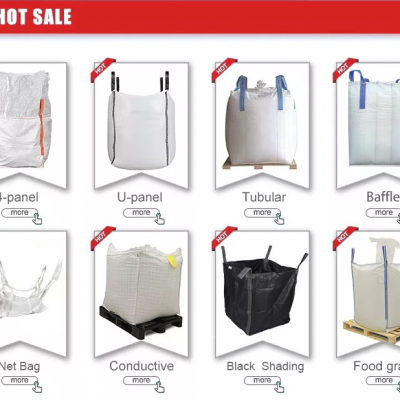 Ventilated Circular FIBC Supplier for Single Lift Bulka 1100lbs 2200lbs 3300lbs 4400lbs Big Packing Bag With 2 Loops photo-5