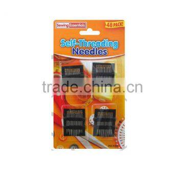 48pcs assorted self-threading needles