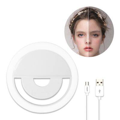 Party Led Video Lampe Rechargeable Light Clip Phone Selfie Ring Lights For Camera Mobile