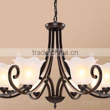 2016 New Wrought Iron Candle Chandelier photo-5