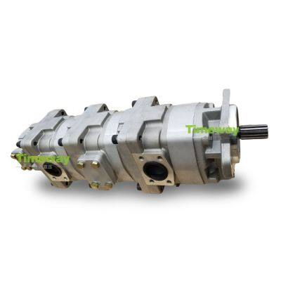 Hydraulic Gear Pump 705-55-34140 Four Way Pump for Repair Komatsu Loader WA320-5 WA320-6 photo-3